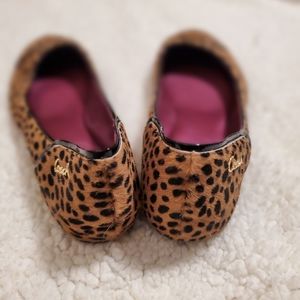 Coach RANDY Leopard Cheetah Animal Haircalf Ballet